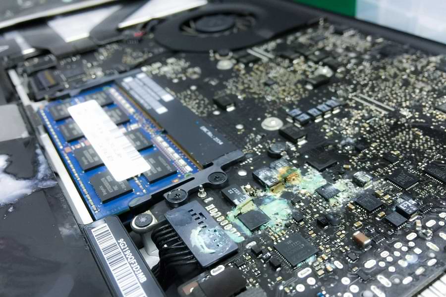 Service Provider of MacBook Liquid Damage Repair in Noida, Uttar Pradesh, India.